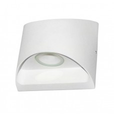 Φωτιστικό Διπλής Κατεύθυνσης LED 2x3W 230V 650lm 3000K Θερμό Φως Αλουμινίου Λευκό IP54 3-691110